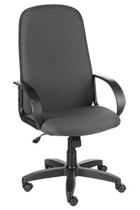 Офисное кресло ДамОфис Амбасадор JP15/1 серый ромбик в Кургане