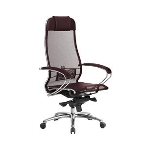 Офисное кресло Метта Samurai S-1.04, темно-бордовый в Шадринске