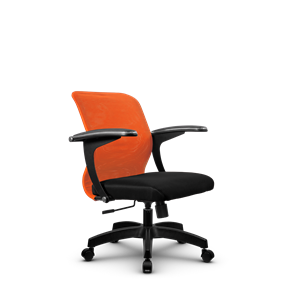 Офисное кресло SU-M-4/подл.160/осн.001, Оранжевый/Черный в Шадринске