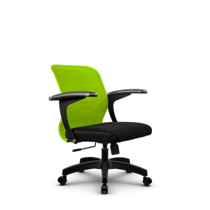 Офисное кресло SU-M-4/подл.160/осн.001, Зеленый/Черный в Шадринске