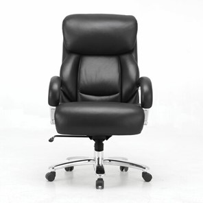 Кресло компьютерное Brabix Premium Pride HD-100 (натуральная кожа, черное) 531940 в Шадринске
