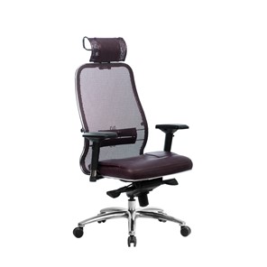 Офисное кресло Samurai SL-3.04, темно-бордовый в Шадринске