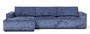Угловой диван с оттоманкой Лофт 357х159х93 (Ремни/Тик-так) в Кургане