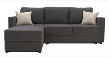 Угловой диван Jordan (Uno grey+Atrium01+Uno cottun) в Шадринске