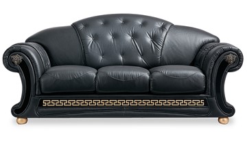 Раскладной диван Versace (3-х местный) black в Шадринске