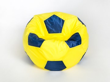 Кресло-мешок Мяч малый, желто-синий в Кургане