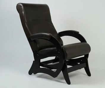 Маятниковое кресло Амелия, экокожа венге 35-К-В в Кургане