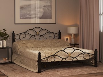 Спальная кровать Гарда 3, 160х200, черная в Кургане