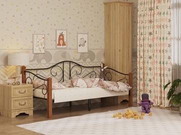 Детская кровать Гарда 7, 90х200, черная в Шадринске