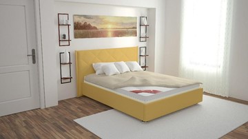 Двуспальная кровать с механизмом Альба 160х200 (с коробом) в Кургане