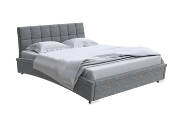 Двуспальная кровать Орматек Corso-1L 140x200, Велюр (Gratta 4 Серый космос) в Шадринске