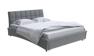 Спальная кровать Орматек Corso-1L 180х200, Велюр (Gratta 4 Серый космос) в Шадринске