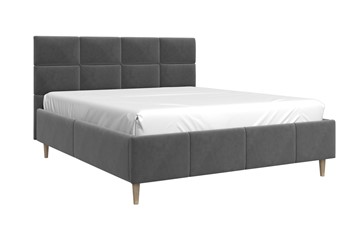 Спальная кровать Ханна 160х200 (Холодный Серый) с основанием в Шадринске