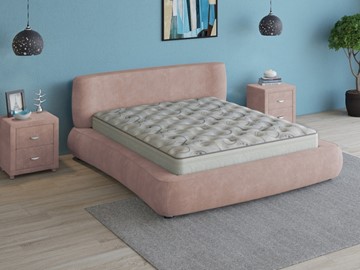 Кровать 2-х спальная Zephyr 180х200, (Велсофт Винтажный розовый) в Шадринске