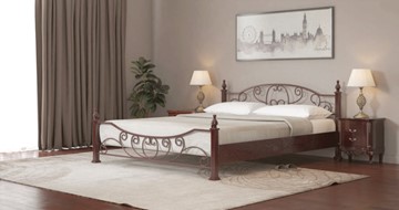 Спальная кровать Барон 160*200 с основанием в Шадринске