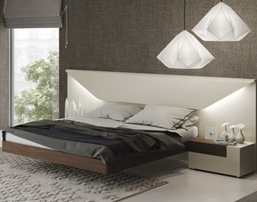 Полуторная кровать Elena с подсветкой (160x200) в Кургане