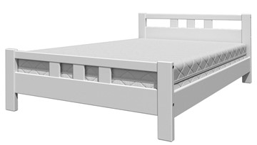 Кровать 1.5-спальная Вероника-2 (Белый Античный) 140х200 в Кургане