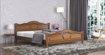 Спальная кровать СВ-Стиль Легенда 160*200 с основанием в Кургане