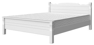 Двуспальная кровать Мюнхен-4 (Белый античный) 160х200 в Шадринске