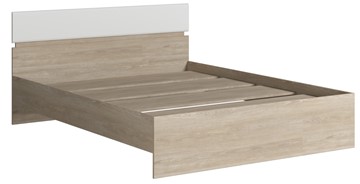 Спальная кровать Genesis Светлана 1400, белый/дуб сонома в Шадринске