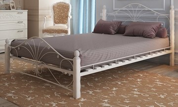 Кровать Фортуна 1, 1600, белый/белый в Кургане