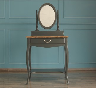 Стол туалетный Leontina с зеркалом (ST9321BLK) Черный в Шадринске
