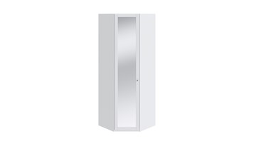 Угловой шкаф Ривьера с зеркалом СМ 241.23.003 (Белый) в Шадринске