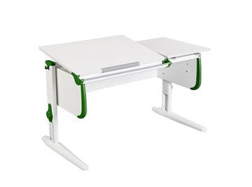 Растущий стол 1/75-40 (СУТ.25) белый/белый/Зеленый в Шадринске