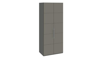 Шкаф распашной Наоми с 2-мя дверями, цвет Фон серый, Джут  СМ-208.07.03 в Шадринске