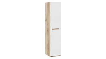 Шкаф для белья Фьюжн  ТД-260.07.01 (Дуб Делано, Белый глянец) в Кургане