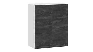 Кухонный навесной шкаф Детройт 1В6 (Белый/Угольный Камень) в Кургане