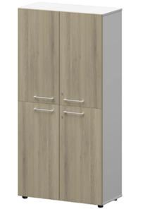 Шкаф с 4-мя дверьми Kortez СМШ48.2.28F, Кронберг/белый брилиант в Кургане