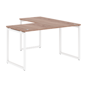 Письменный стол угловой левый XTEN-Q Дуб-сонома- белый XQCT 1415 (L) (1400х1500х750) в Шадринске