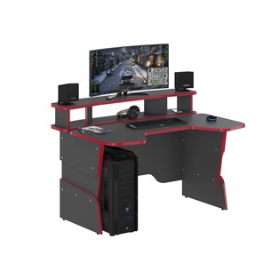 Компьютерный стол SKILLL STG 1390,  Антрацит/ Красный в Кургане