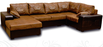 П-образный диван Verdi Плаза 405х210 в Кургане