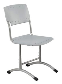 Детский стул регулируемый Отличник.3 5-7, Серый RAL 7040/Светло-серый в Шадринске
