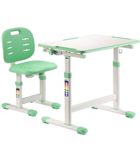 Детский стол-трансформер SET Holto-1 зеленый в Шадринске