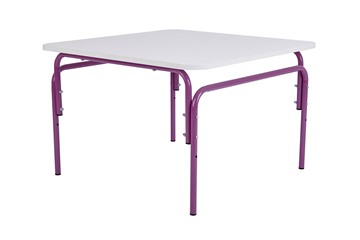 Растущий стол Фея Мой малыш, 0-1 гр., белый-фиолетовый в Кургане