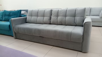 Прямой диван Татьяна 5 БД Граунд 05 серый в Шадринске