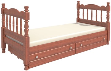 Кроватка Алёнка (Орех) с основанием в Кургане