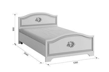Кровать подростковая Алиса 1,2х2,0 в Кургане - предосмотр 2