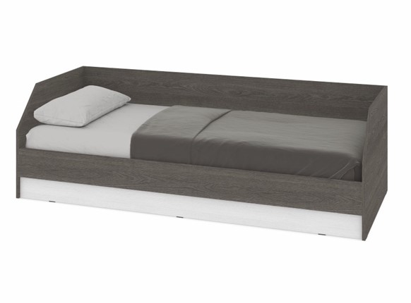 Подростковая кровать О81, Анкор темный - Анкор светлый в Шадринске - изображение