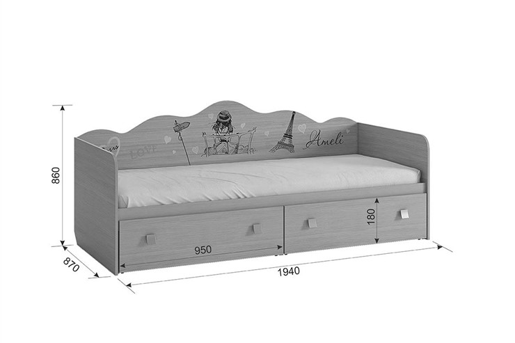 Детская кровать-софа Амели в Шадринске - изображение 2