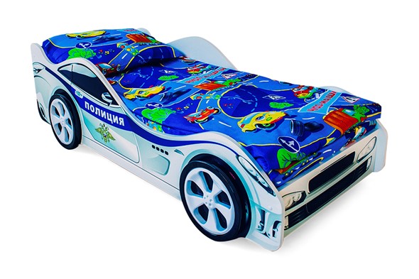 Кровать-машина детская Полиция в Шадринске - изображение