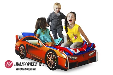 Кровать-машина детская Lamborghini в Кургане - предосмотр 4