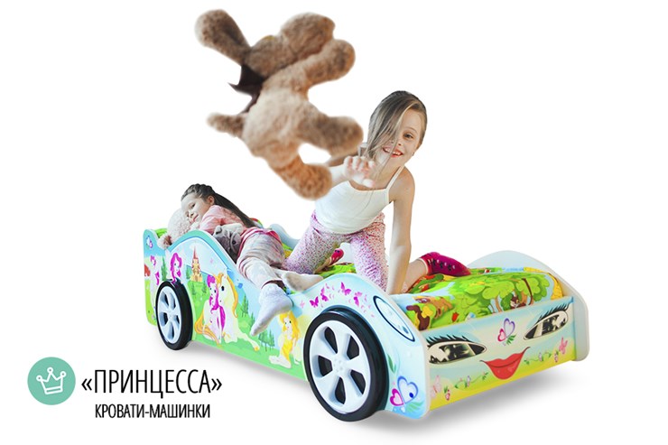 Кровать-машина в детскую Принцесса в Кургане - изображение 3