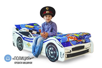 Кровать-машина детская Полиция в Шадринске - предосмотр 1