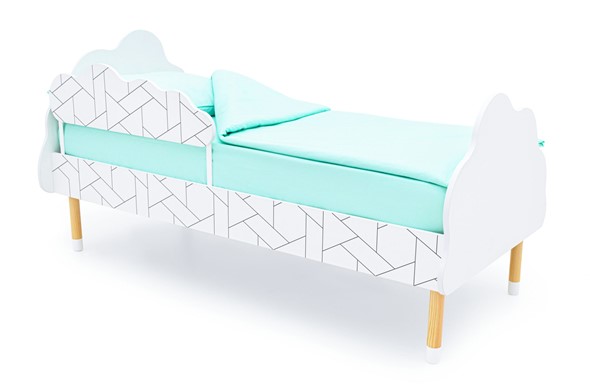Кроватка Stumpa Облако "Мозаика" в Шадринске - изображение