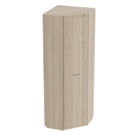 Распашной шкаф угловой Элана, Дуб сонома 720х720х208 в Шадринске - изображение