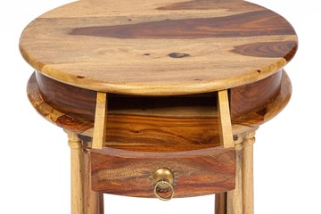 Кофейный столик Бомбей - 1149  палисандр, 45*45*60, натуральный (natural) арт.10049 в Шадринске - предосмотр 1